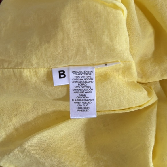 Ann Taylor LOFT yellow eyelet sleeveless dress size 14 excellent condition - Picture 4 of 5